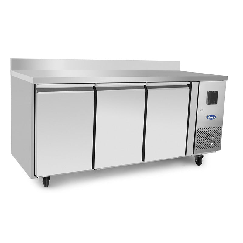 ATOSA FEPF3472GR-BS 3 DR COUNTER FREEZER WITH UPSTAND 1795MM