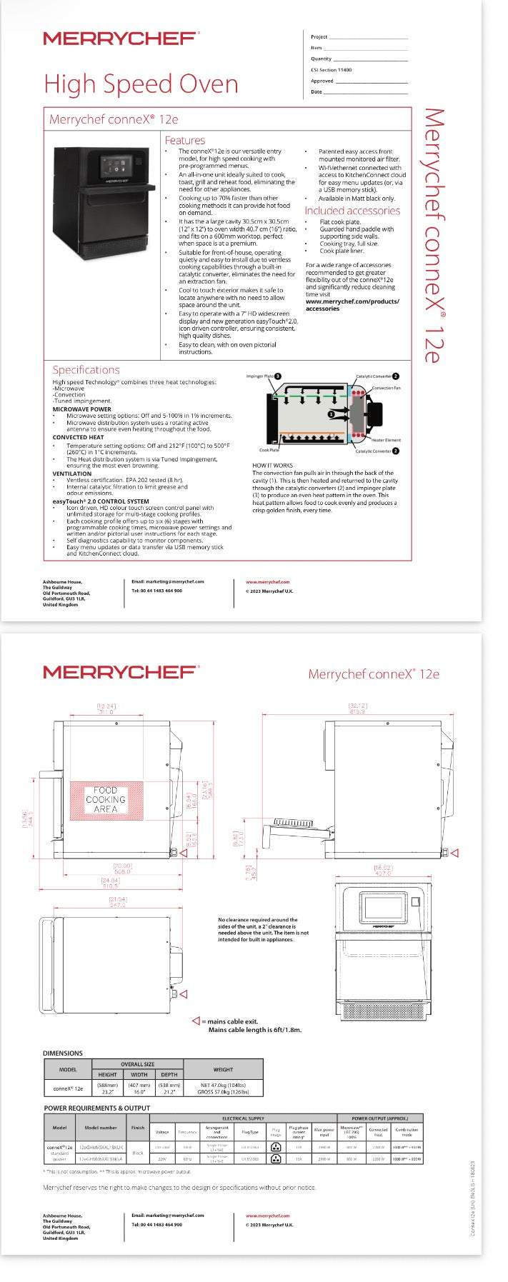 Merrychef ConneX12e