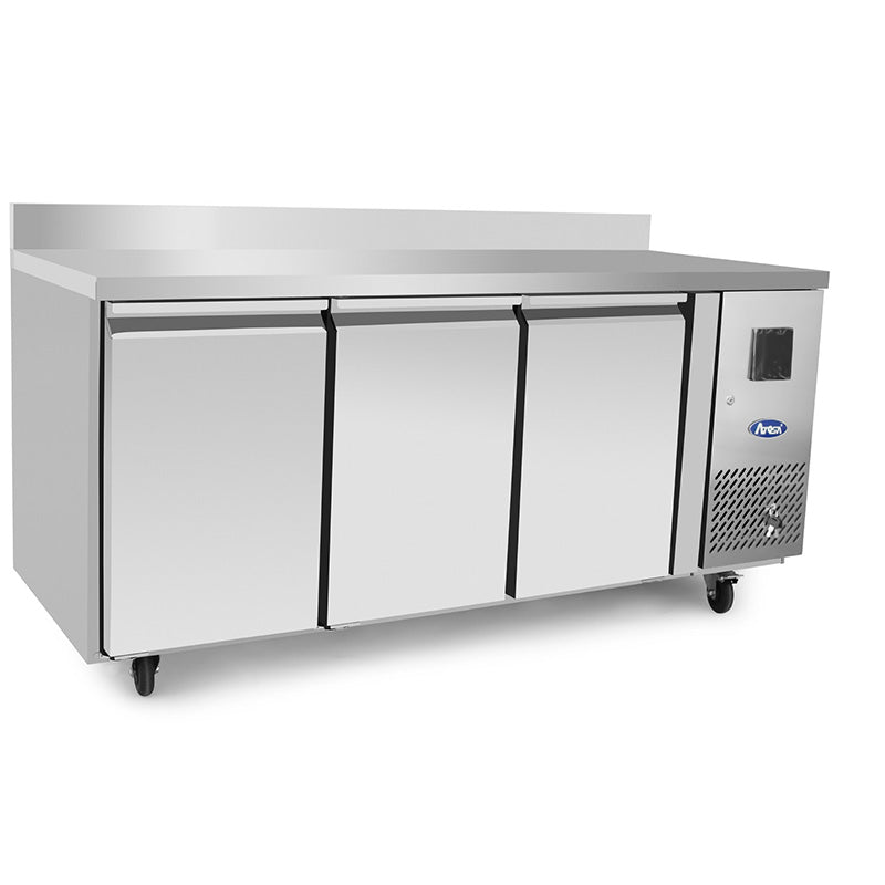 ATOSA R-EPF3432GR13BS 3 DOOR COUNTER FRIDGE GN1/1 1800MM WITH UPSTAND