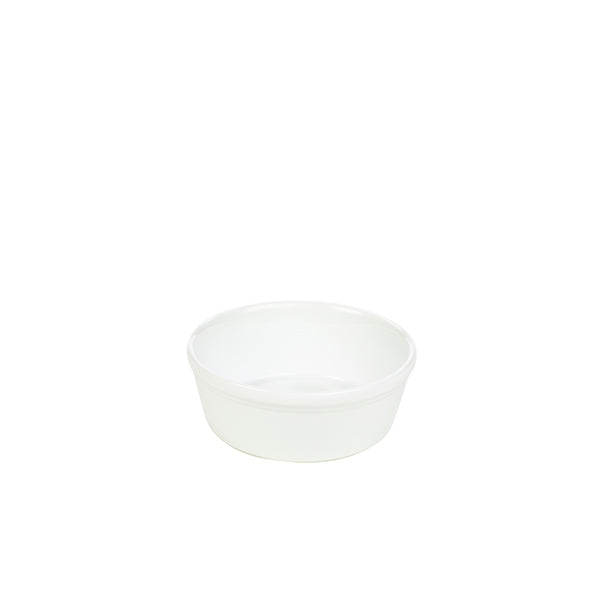 Genware Porcelain Round Pie Dish 14cm/ 5"