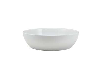 GenWare Porcelain Flat Curved Bowl 20.5cm/ 8"