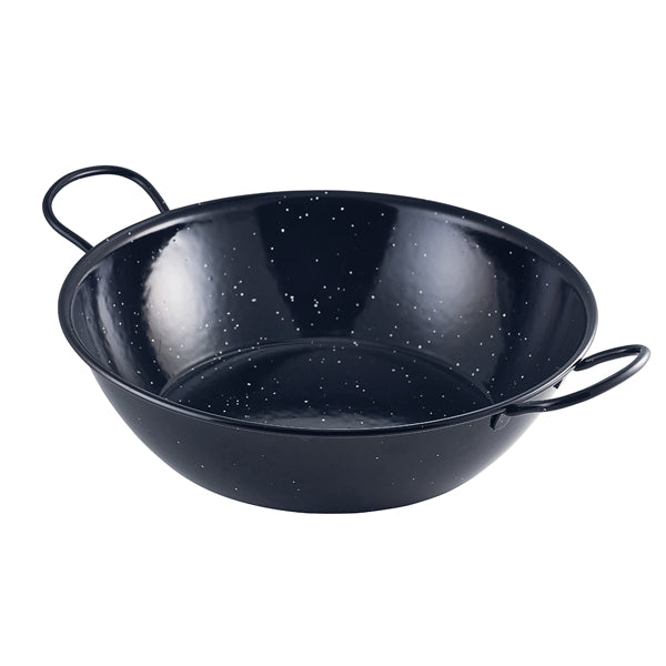 Black Enamel Dish 30cm