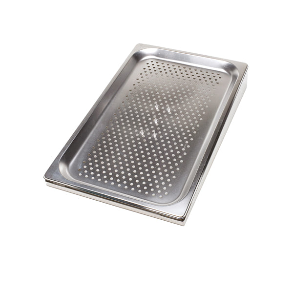 St/St Gastronorm 1/1- 5 Spike Meat Dish 25mm