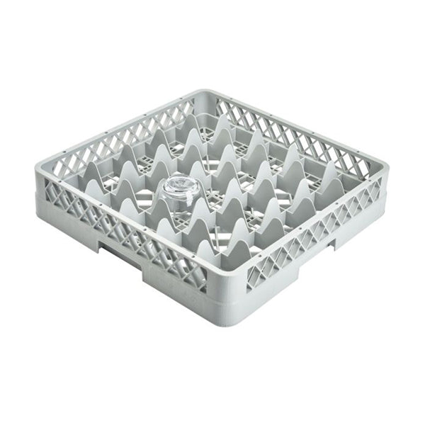 Genware 25 Compartment Glass Rack