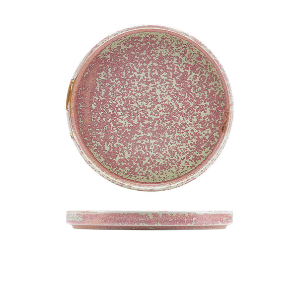 Terra Porcelain Rose Low Presentation Plate 21cm