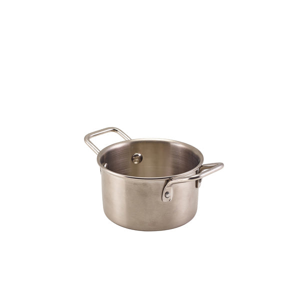 'GenWare Mini Stainless Steel Casserole Dish 10 x 5.8cm***Pack of 6***