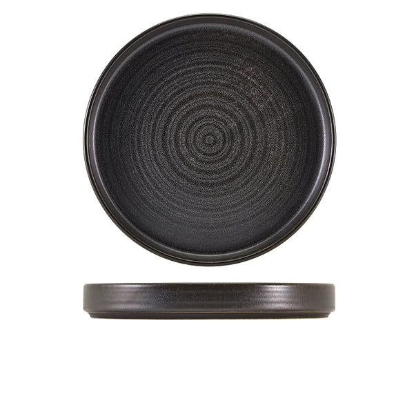 Terra Porcelain Black Presentation Plate 26cm