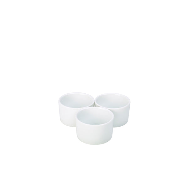Genware Porcelain Contemporary Smooth Ramekin 6.5cm/ 2.5"