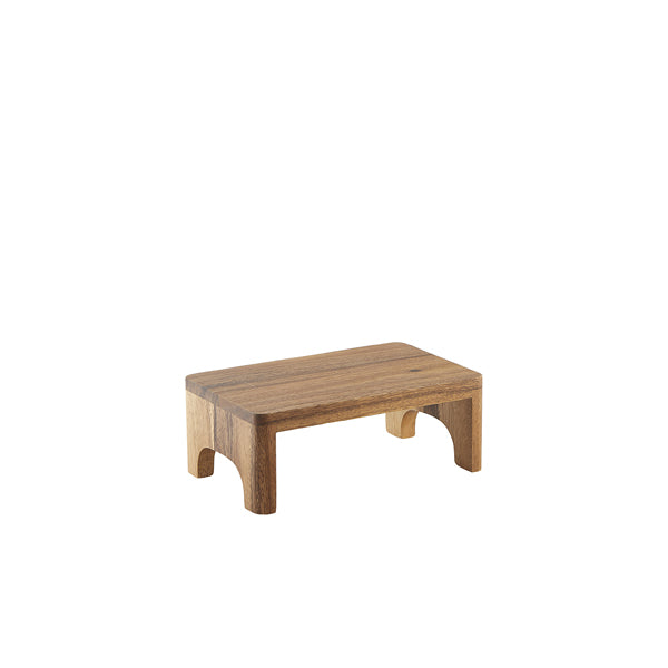 Genware Acacia Wood Buffet Riser GN 1/2 15cm (H)