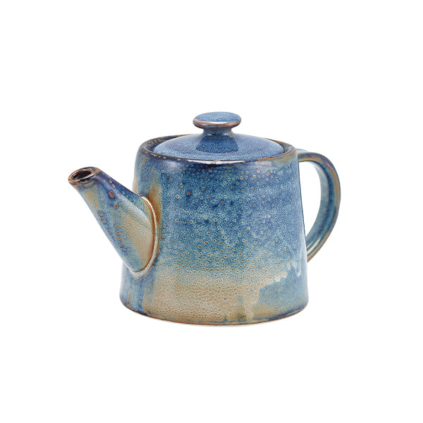 Terra Porcelain Aqua Blue Teapot 50cl/ 17.6oz
