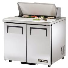 True Tssu-36 Salad Prep Fridge Double Door 900mm