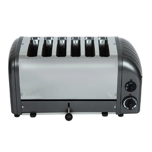 Dualit 6 Slice Vario Toaster Charcoal