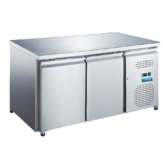 UNIFROST CR1360FT TWO DOOR FLAT TOP COUNTER FRIDGE
