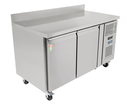 UNIFROST CR1360G 2 DOOR COUNTER REFRIGERATOR WITH UPSTAND