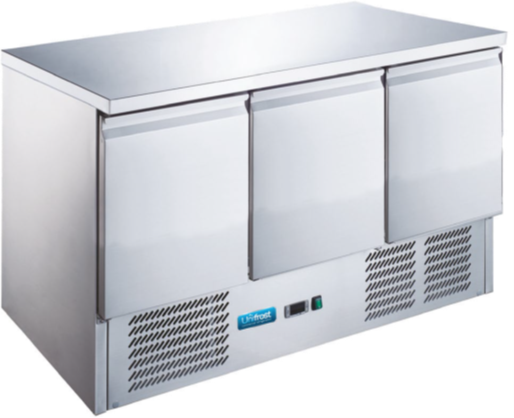 UNIFROST CRS136G 3 DOOR COUNTER FRIDGE