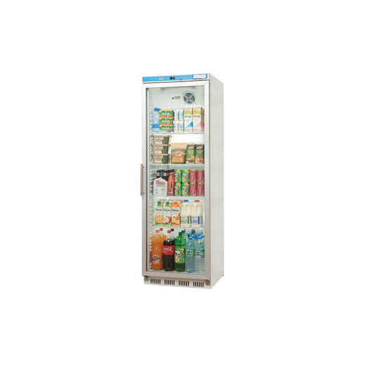 UNIFROST GDR401 SINGLE GLASS DOOR DISPLAY REFRIGERATOR R600A 600*585*1850 STATIC WITH FAN