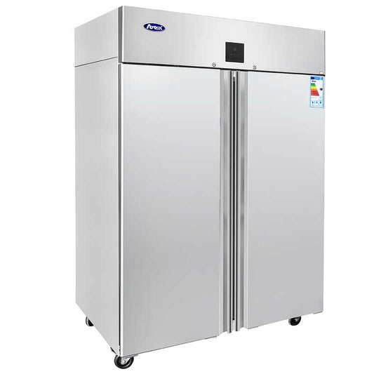 ATOSA R-MBF8117GR TWO DOOR UPRIGHT GN2/1 FRIDGE