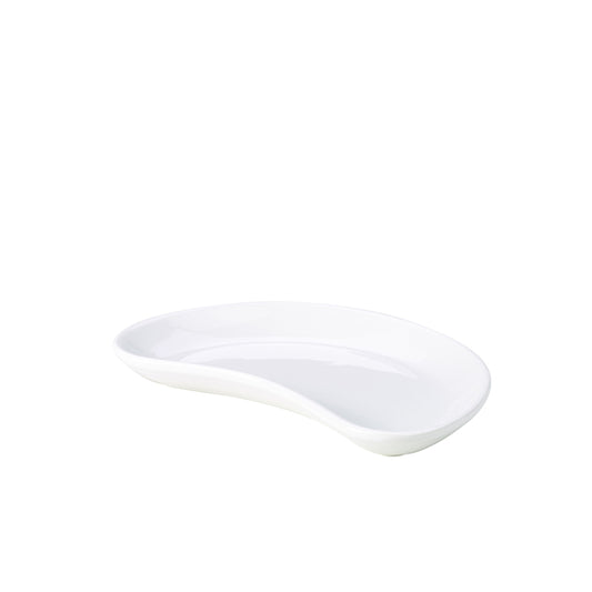 Genware Porcelain Crescent Salad Dish 20cm/ 7.75"
