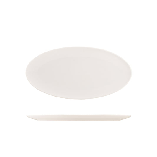 Genware Porcelain Narrow Oval Plate 34cm/ 13"