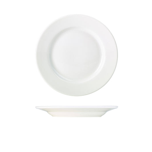 Genware Porcelain Classic Winged Plate 23cm/ 9"