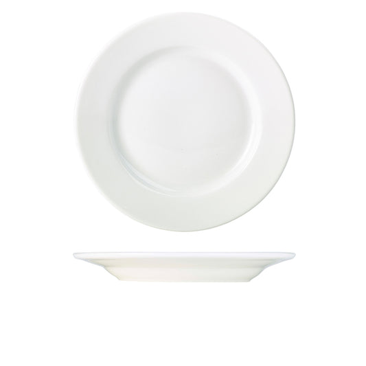 Genware Porcelain Classic Winged Plate 28cm/ 11"