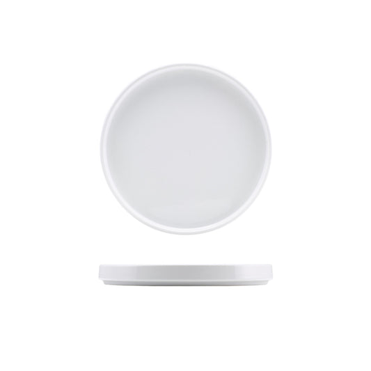 Genware Porcelain Low Presentation Plate 18cm/ 7"