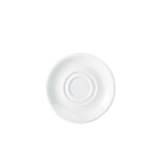 Genware Porcelain Double Well Saucer 15cm/ 6"