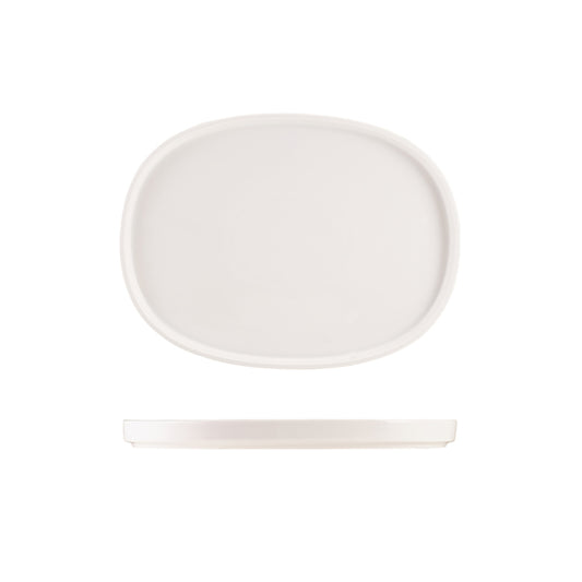 Genware Porcelain Oval Presentation Plate 30cm/ 12"