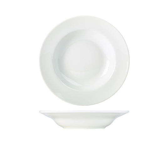 Genware Porcelain Soup Plate/ Pasta Dish 23cm/ 9"