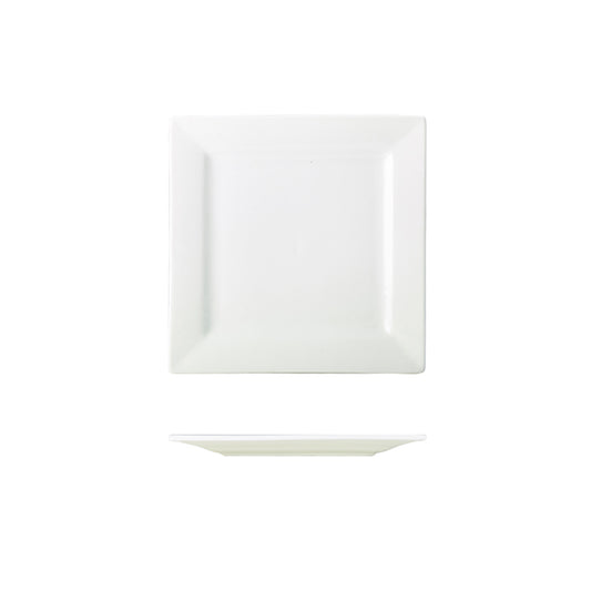 Genware Porcelain Square Plate 16cm/ 6.25"