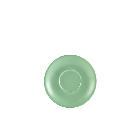 Genware Porcelain Green Saucer 12cm/ 4.75"