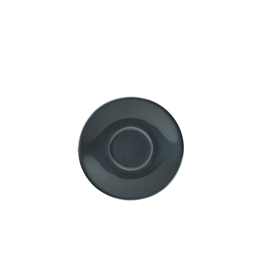 Genware Porcelain Grey Saucer 13.5cm/ 5.25"