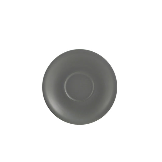 Genware Porcelain Matt Grey Saucer 16cm/ 6.25"