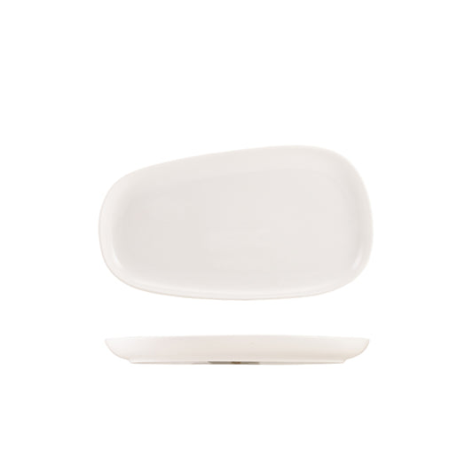 Genware Porcelain Organic Rectangular Plate 29cm/ 11.4"