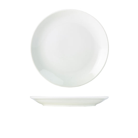 Genware Porcelain Coupe Plate 26cm/ 10.25"