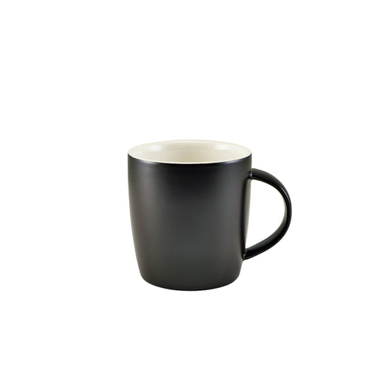 GenWare Porcelain Matt Black Cosy Mug 35cl/ 12.3oz
