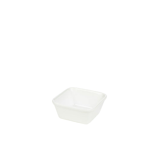 Genware Porcelain Square Pie Dish 12cm/ 4.75"