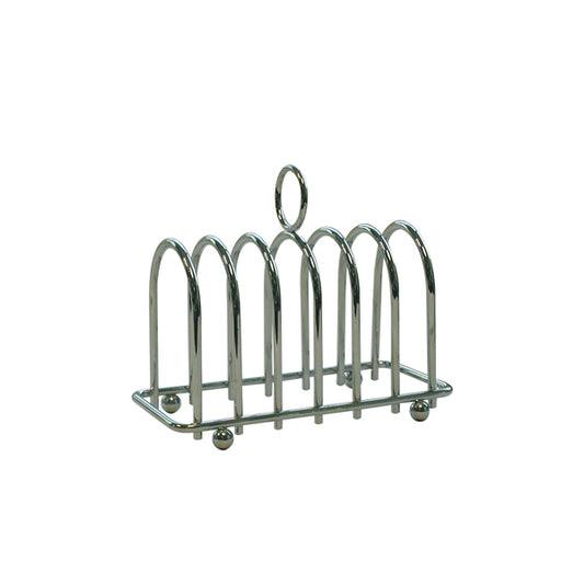 Chrome Horseshoe 6 Slice Toast Rack