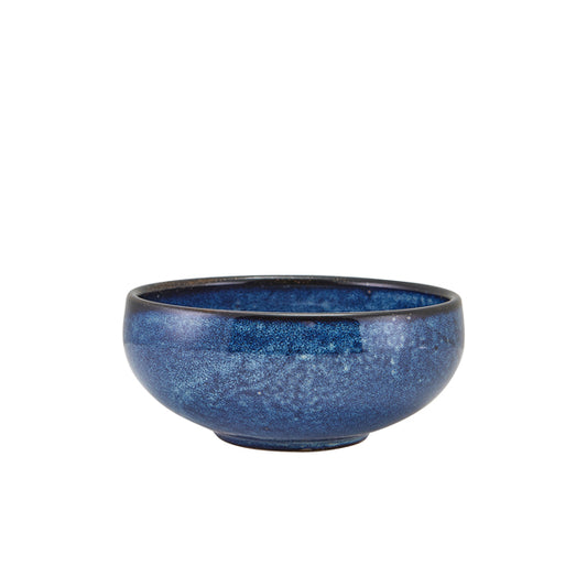 Terra Porcelain Aqua Blue Belly Bowl 14.5cm