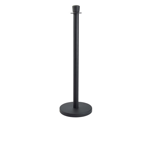 Genware Black Barrier Post