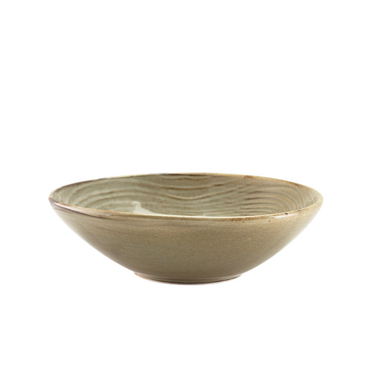 Terra Porcelain Grey Organic Bowl 22cm