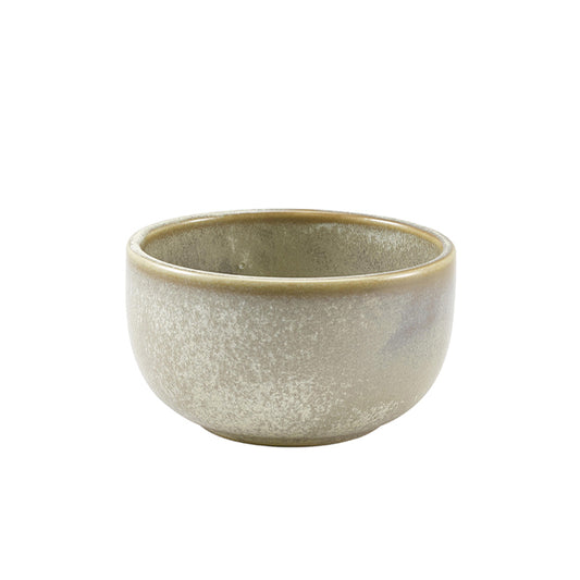 Terra Porcelain Matt Grey Round Bowl 12.5cm