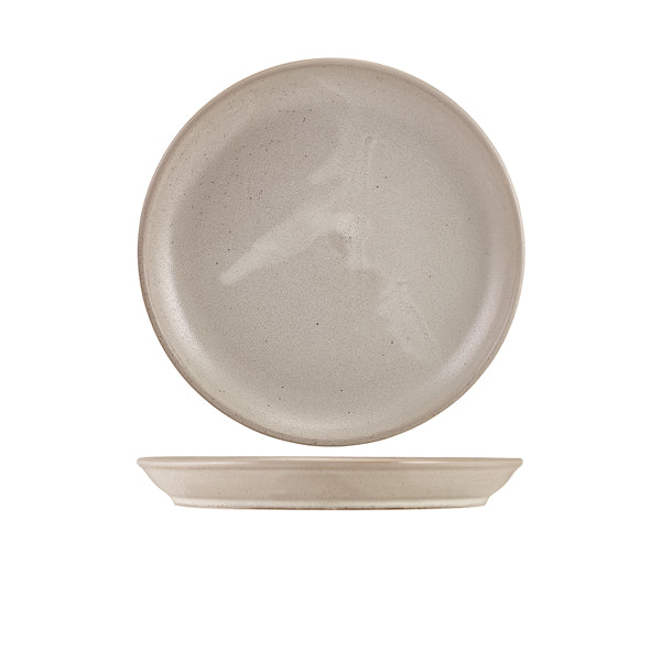 Antigo Porcelain Cinza Coupe Plate 24cm