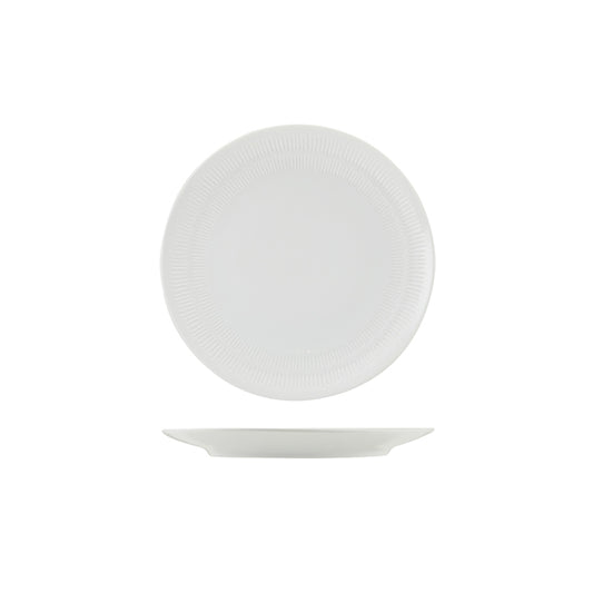 Incise Porcelain Solara Coupe Plate 23cm