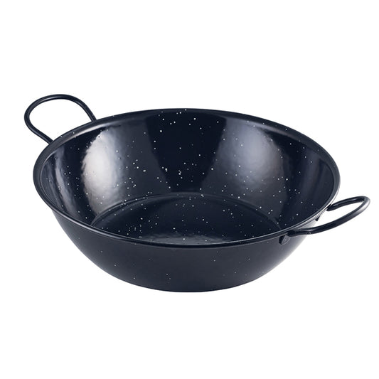 Black Enamel Dish 30cm