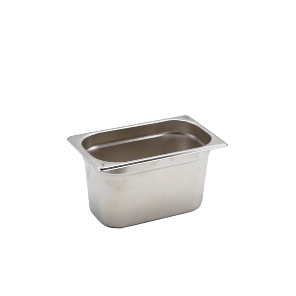 St/St Gastronorm Pan 1/4 - 150mm Deep