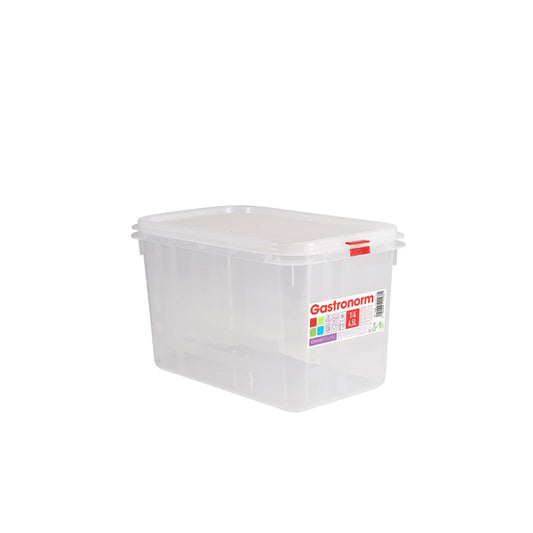 GenWare Clear Polypropylene Container GN1/4 150mm