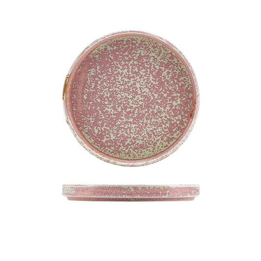 Terra Porcelain Rose Low Presentation Plate 18cm