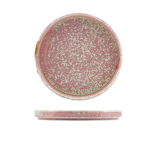 Terra Porcelain Rose Low Presentation Plate 21cm
