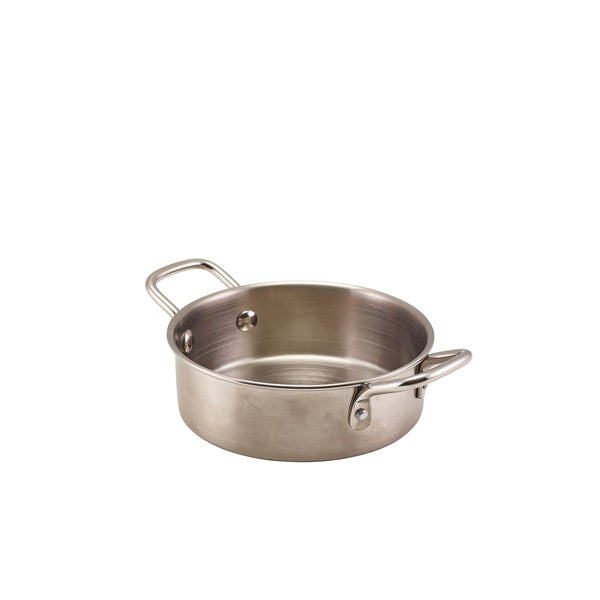 'GenWare Mini Stainless Steel Casserole Dish 12.8 x 4.2cm***Pack of 6***